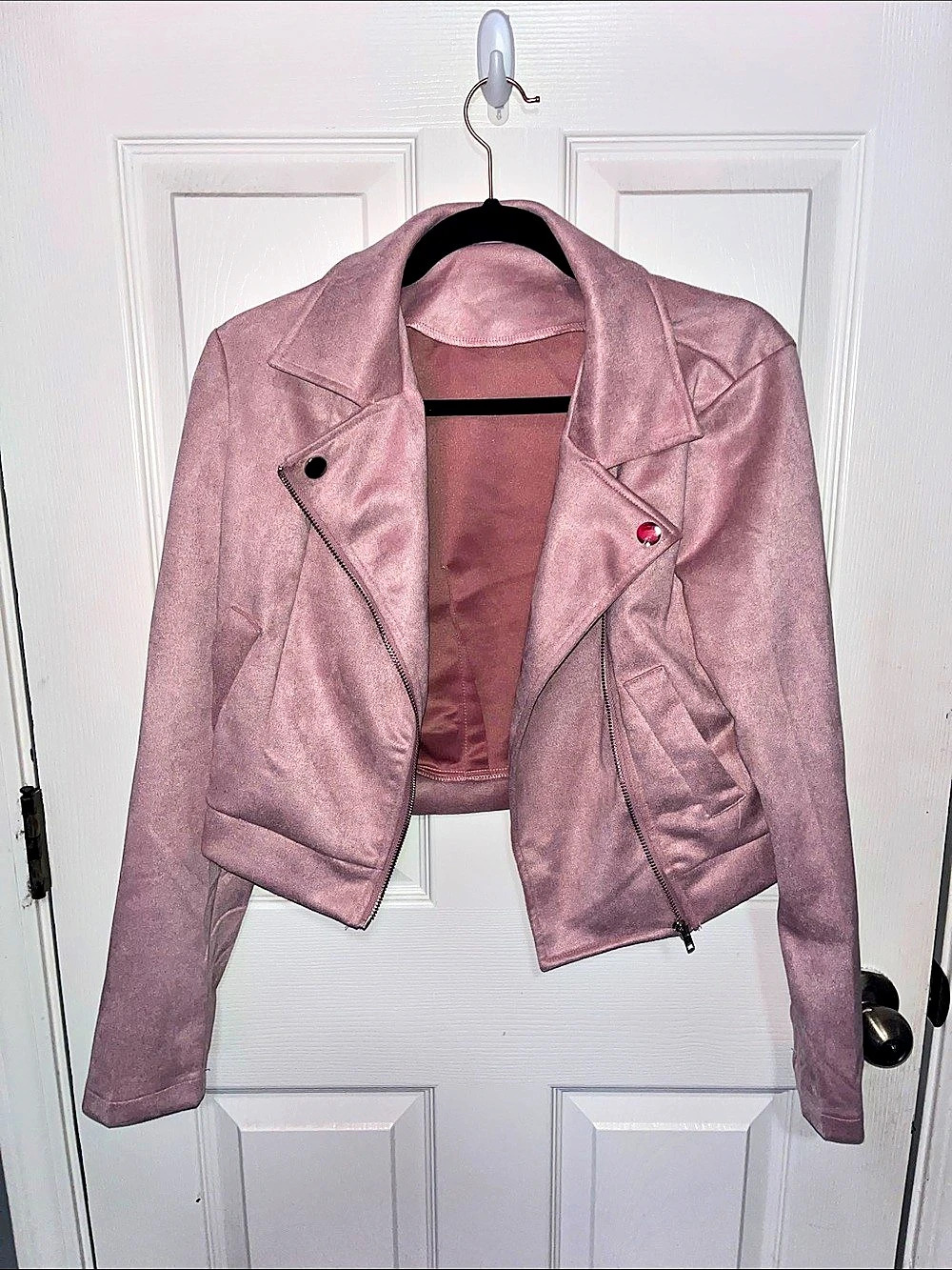 Pink Moto Jacket Never Worn